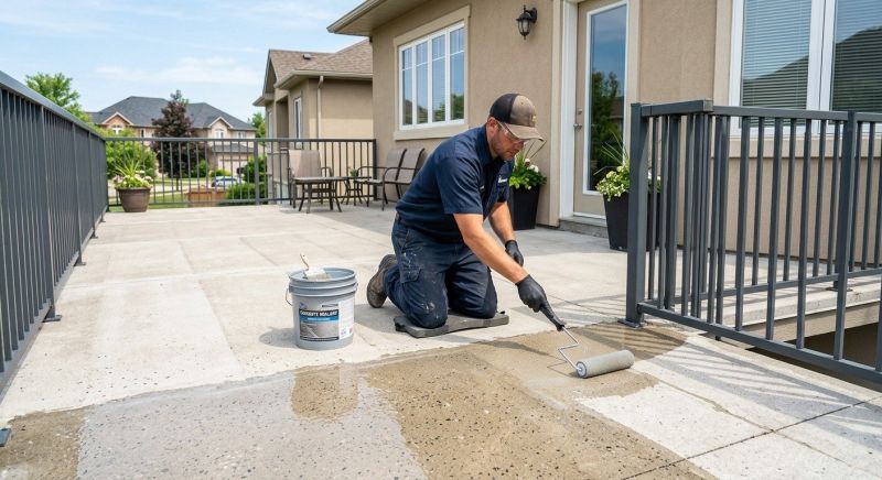 Concrete Deck Sealing in Gig Harbor, WA