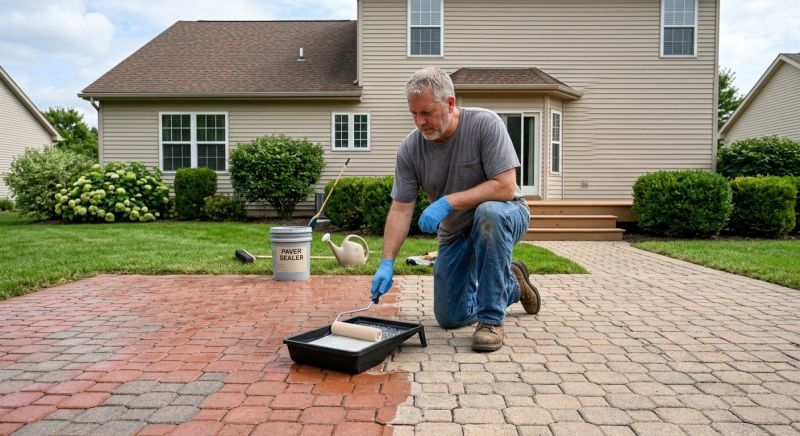Paver Driveway Sealing in Puyallup, WA